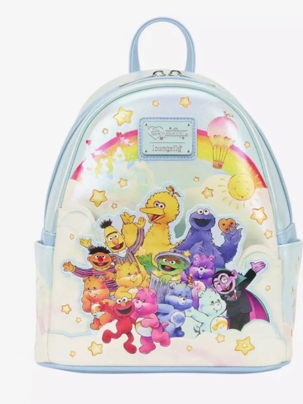 Loungefly Sesame Street x Care Bears backpack NWT